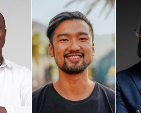 Founders of Aktivate, HustleSasa and Book Mahali, the first three startups backed by Aries Media Ventures Fund I