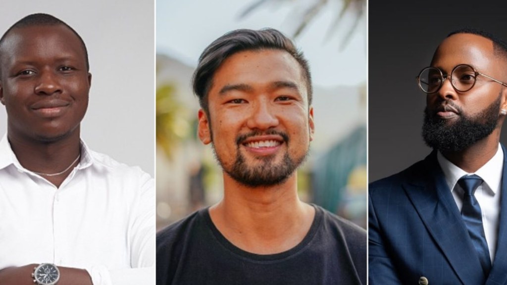 Founders of Aktivate, HustleSasa and Book Mahali, the first three startups backed by Aries Media Ventures Fund I